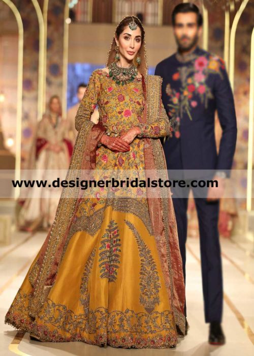 HSY hand embellished walima day outfit for women