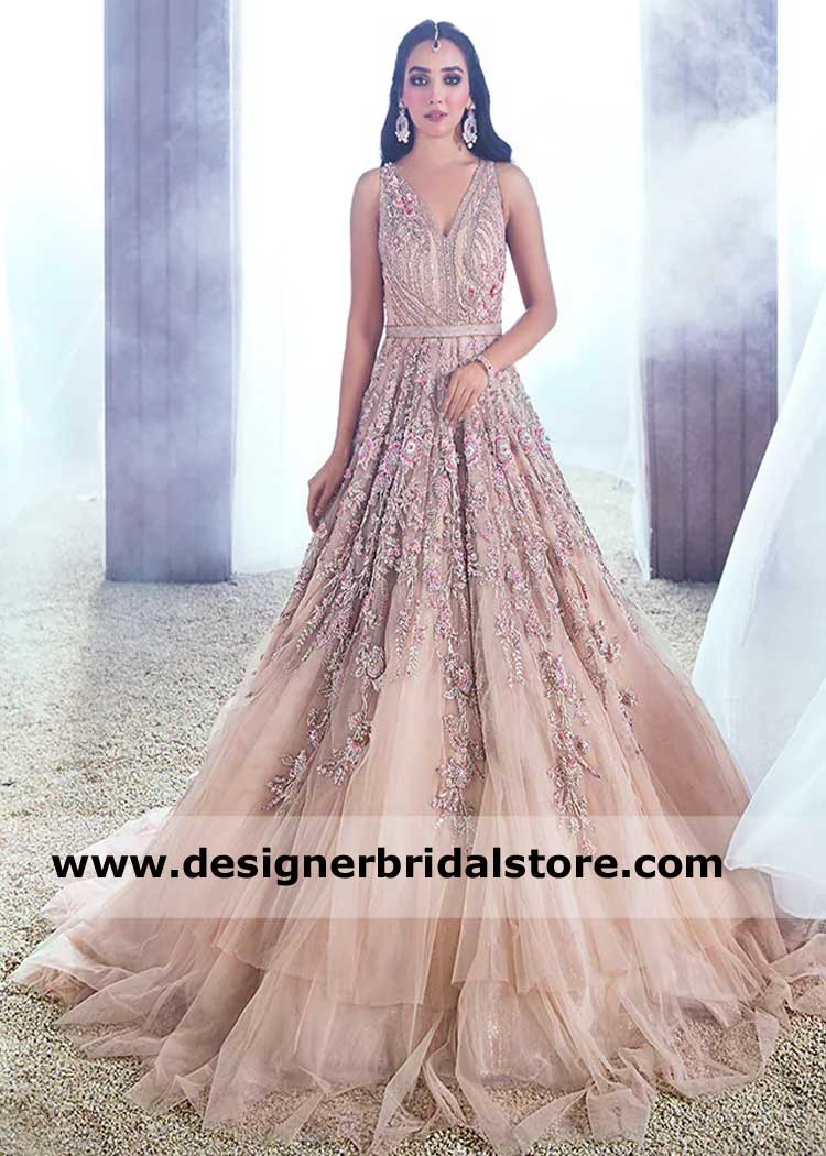 Bridal Gown frosted with sublime embellishments for the modern day brides Florida, Ohio USA