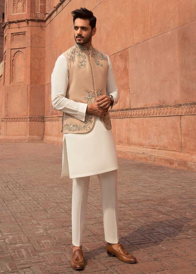 hand embroidered groom waistcoat from pakistani designers UK USA Canada Dubai Australia